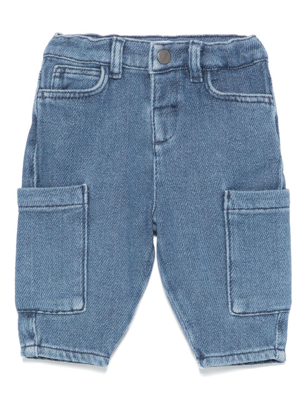 Emporio Ar i Kids Cargo jeans Blauw