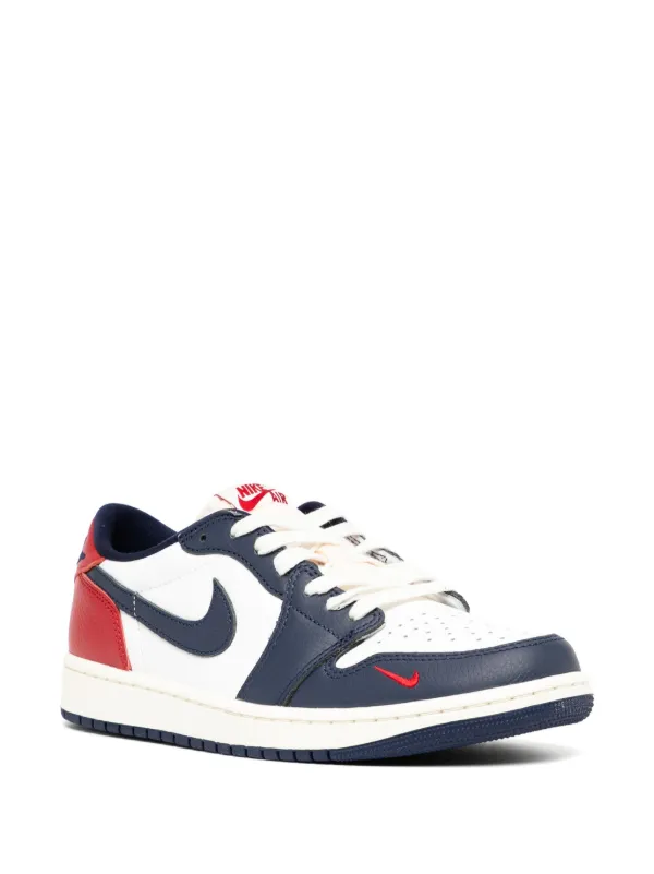 Blauw Rood Nike Jordans Rood Nike Air Jordan Retro Low Sneakers