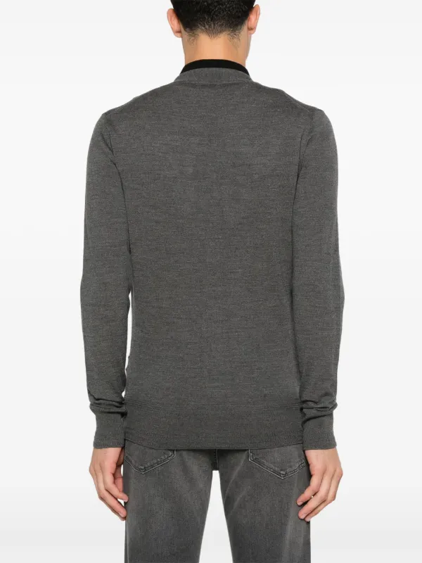 TOM FORD ファインニット カーディガン | グレー | FARFETCH JP