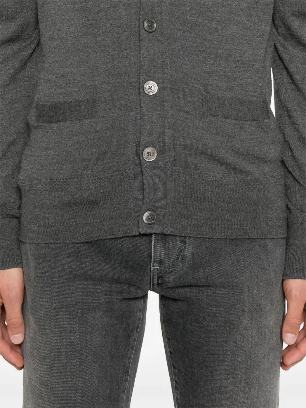 【TOMFORD】 ニットカーディガン TOM FORD ファインニット カーディガン | グレー | FARFETCH JP