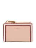 Bally Code Wallet in Leather - Pink