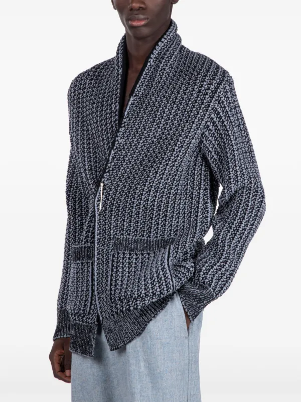 アウターその他 DRIES VAN NOTEN TALLI CARDIGAN IN KNITWEAR DRIES VAN NOTEN Wool Cardigan | Black | FARFETCH