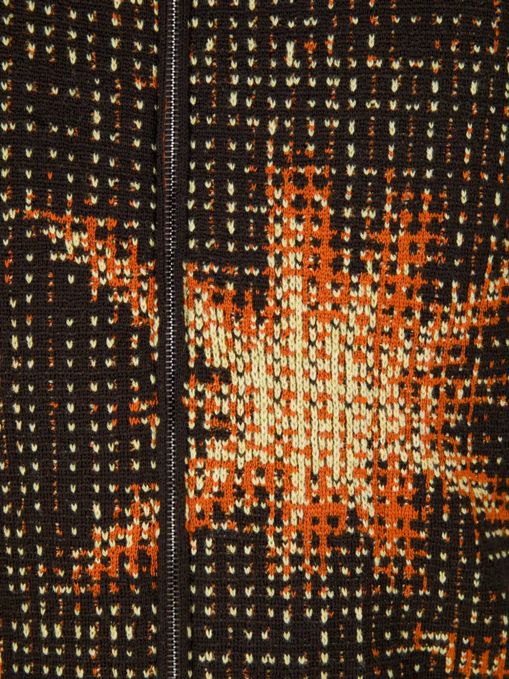 DRIES VAN NOTEN Vest met rits Bruin