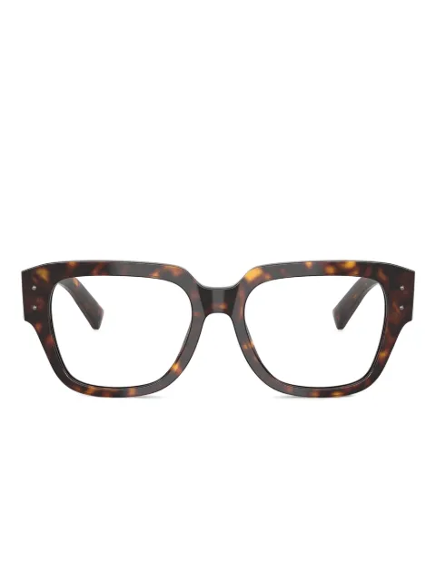 Dolce & Gabbana Eyewear tortoiseshell square-frame glasses