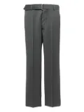 Officine Generale belted tailored trousers - Grey