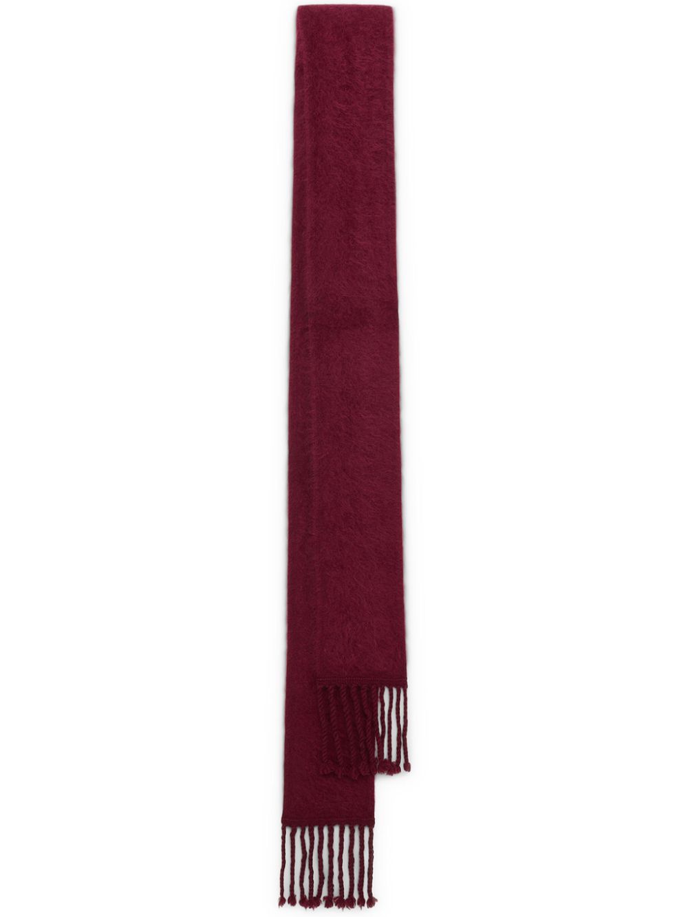 Dorothee Schumacher fringed cashmere scarf - Red