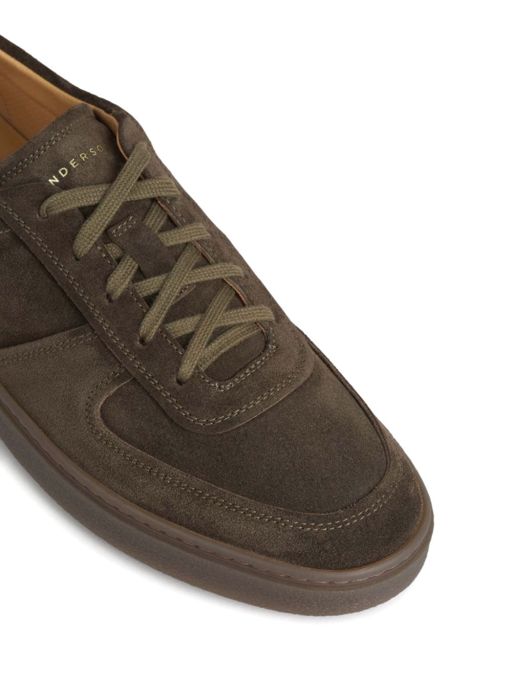 Henderson Baracco suede low-top sneakers Brown