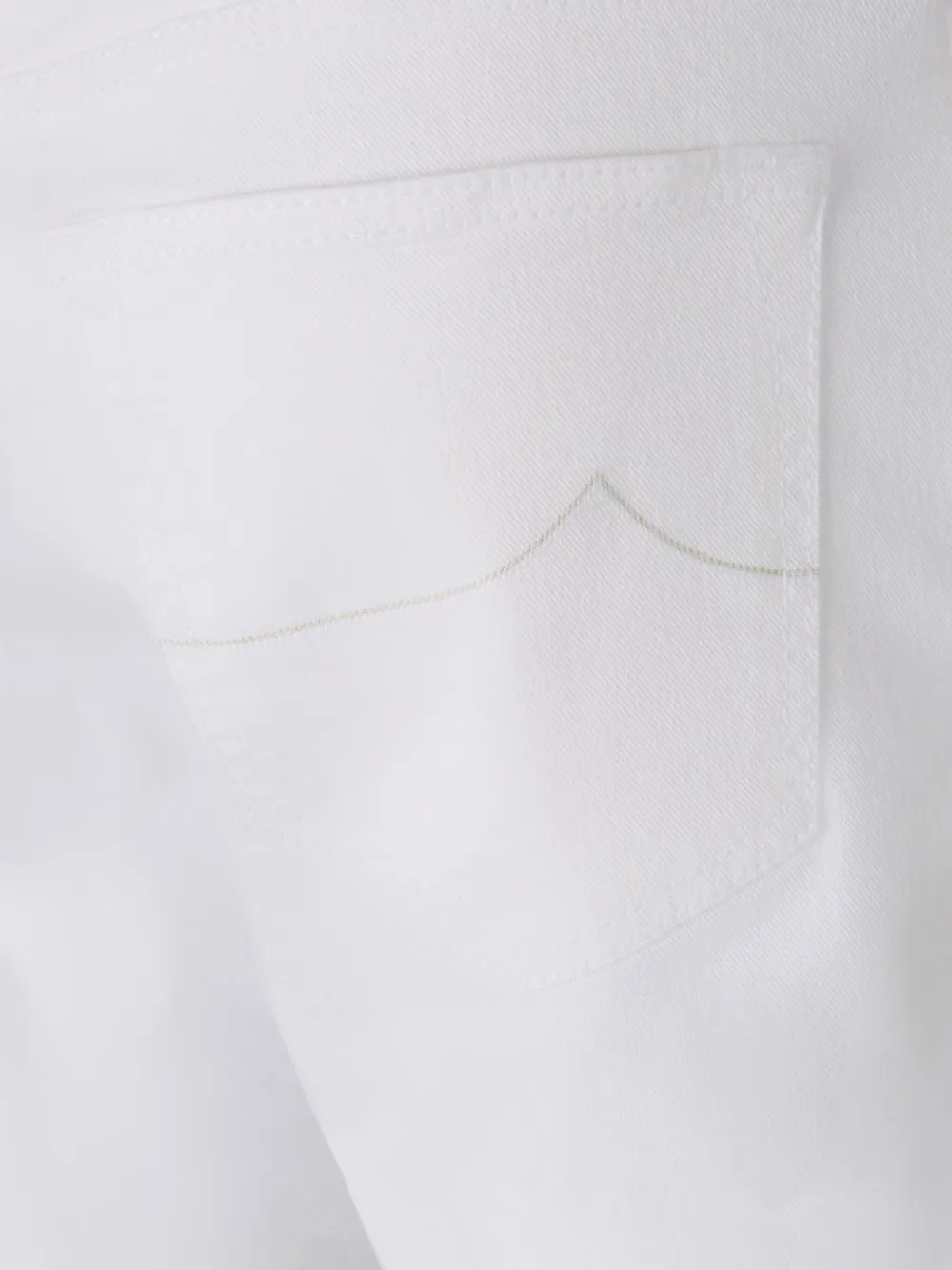 Shop Jacob Cohen Tapered Jeans In White