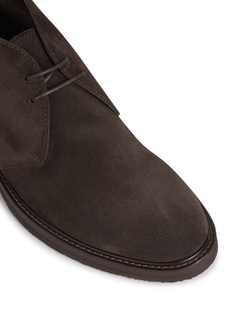 Henderson Baracco suede lace-up boots Brown