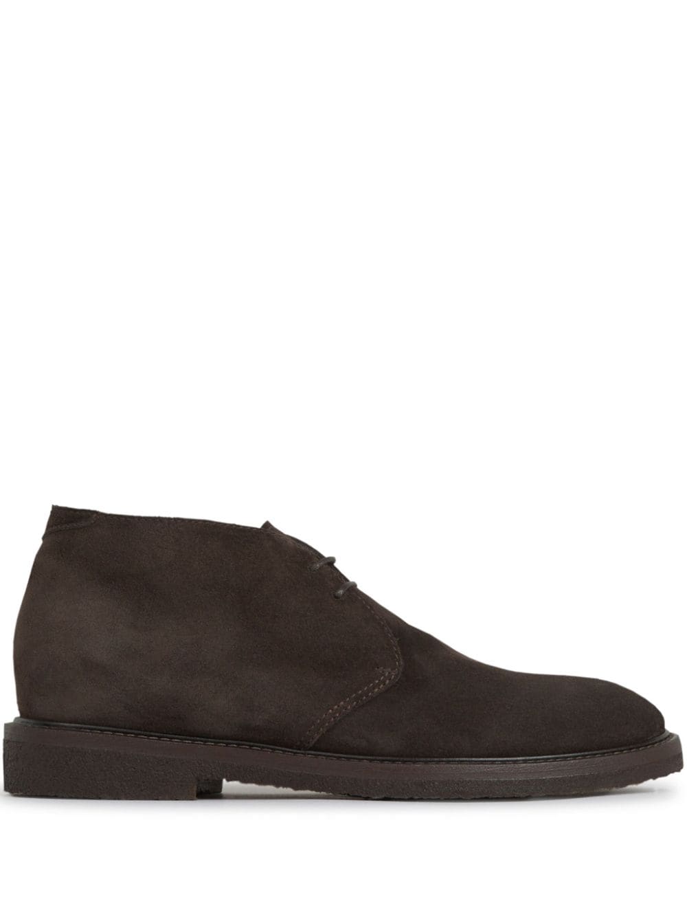 Henderson Baracco suede lace-up boots Brown