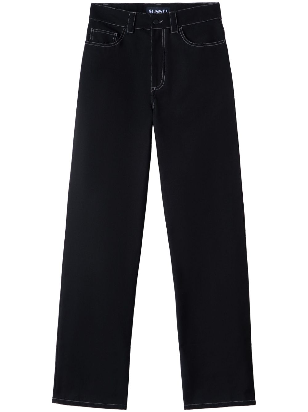 Sunnei Bellidentro straight-leg jeans - Black