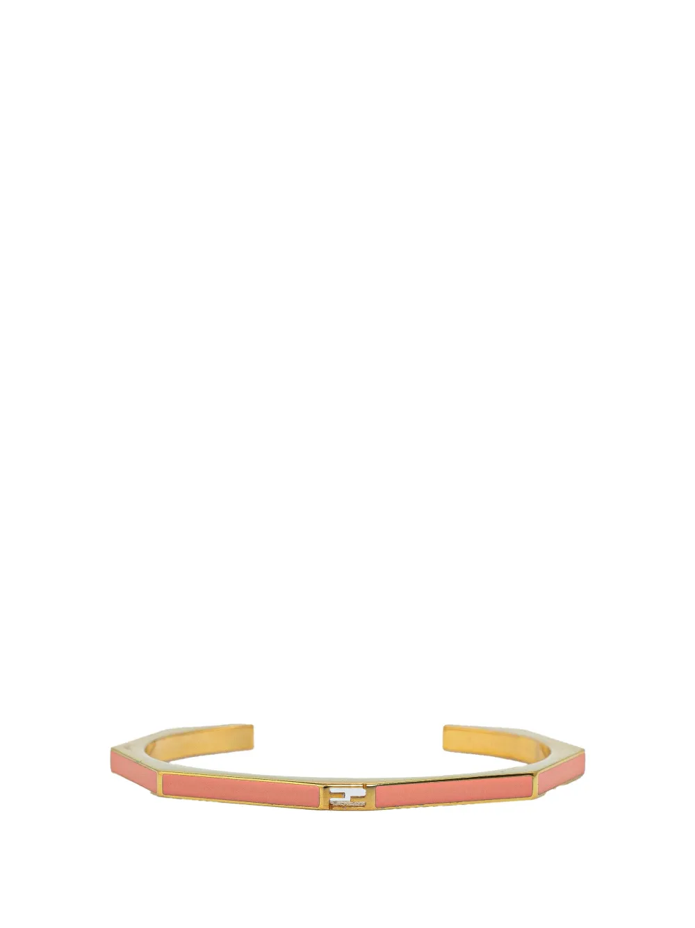 Fendi Pre-Owned 2010-2024 Gold Plated Enamel Bangle costume bracelet