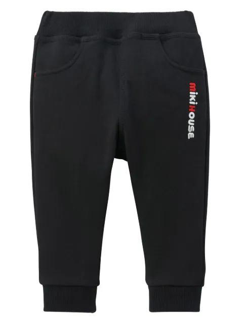 Miki House pants con logo bordado