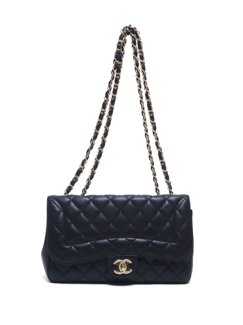 CHANEL 2015 CC turn-lock diamond-quilted shoulder bag Women