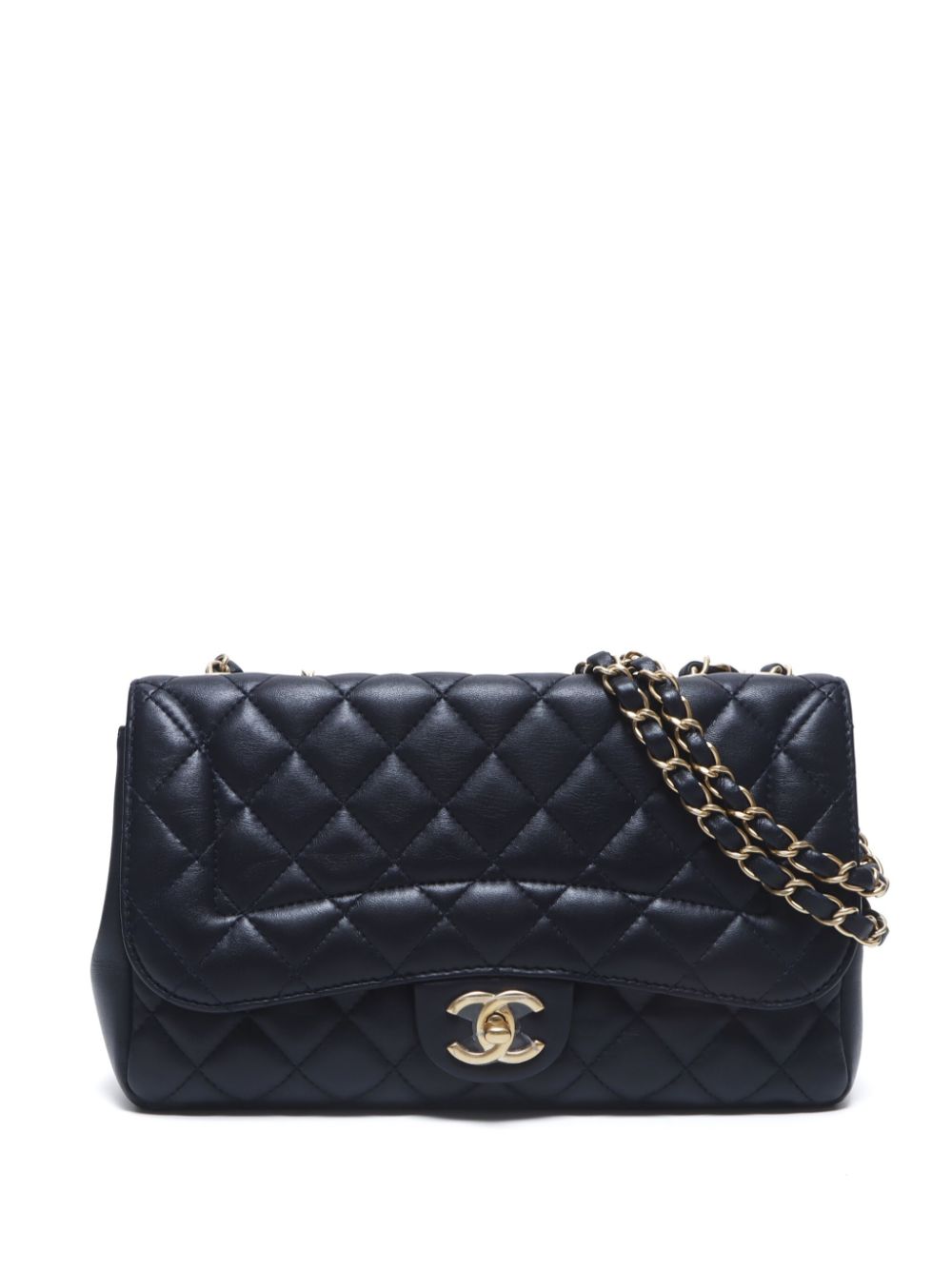 CHANEL 2015 CC turn-lock diamond-quilted shoulder bag Women