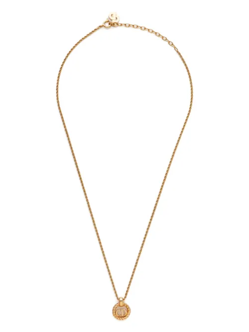 Collier à pierre pendente - Christian Dior Pre-Owned - Modalova