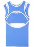 Sunnei jersey top - Blue