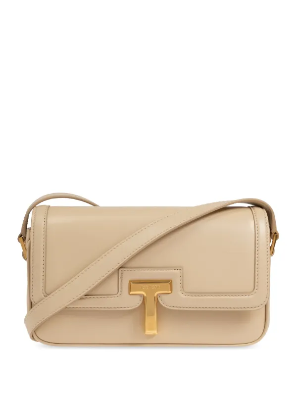 【関税＆送料込み】Tom Ford Newton DACcolletAC TOM FORD (トムフォード) レザー ゴールドジップ ショルダー