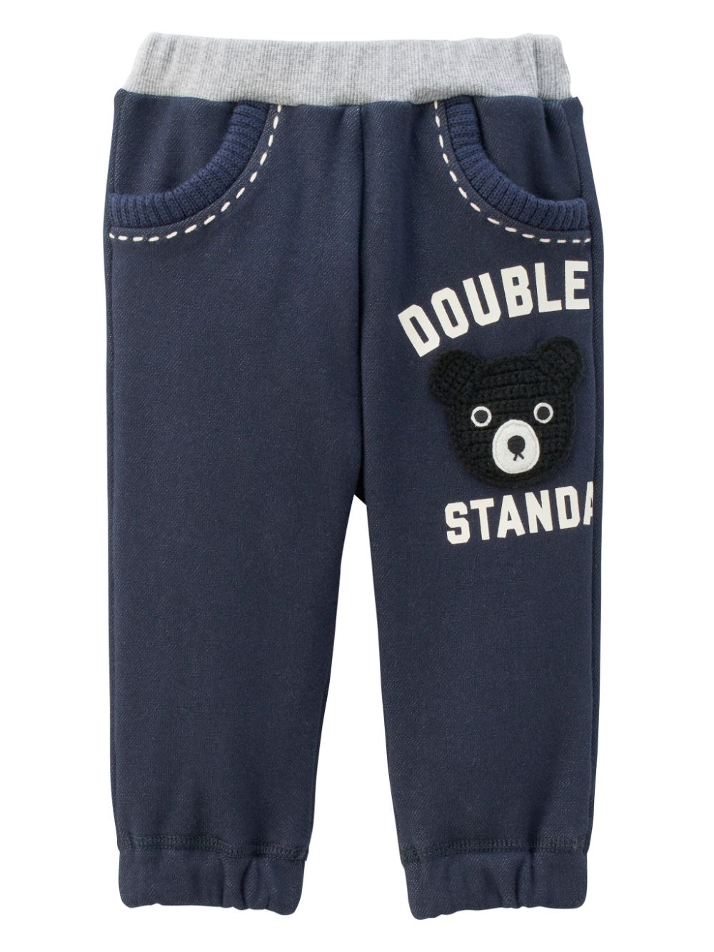 Miki House Double B sweatpants - Blue