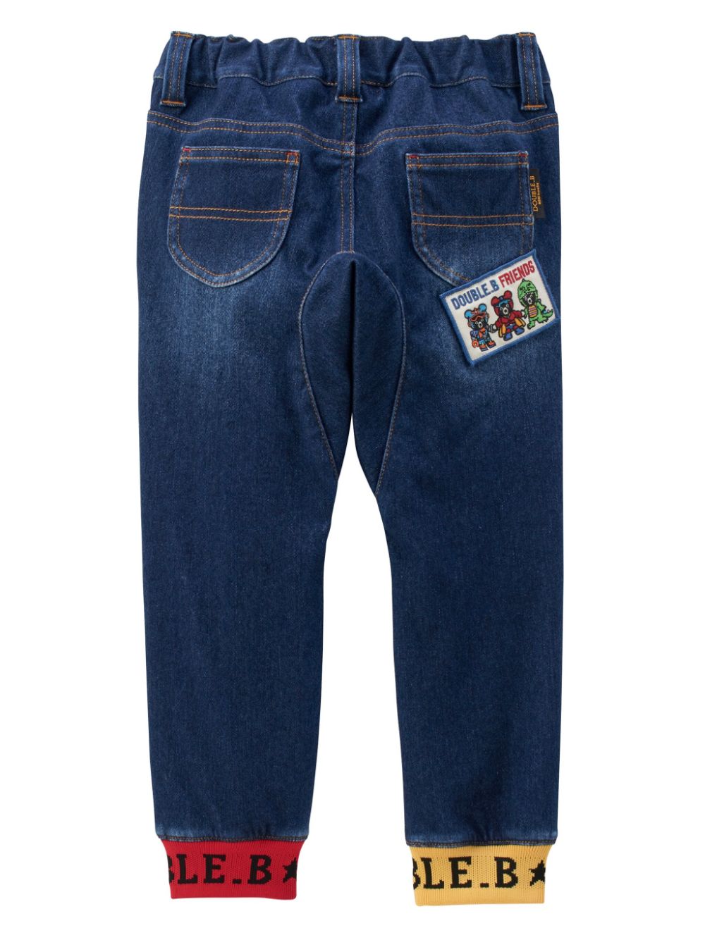 Miki House Double B jeans - Blauw