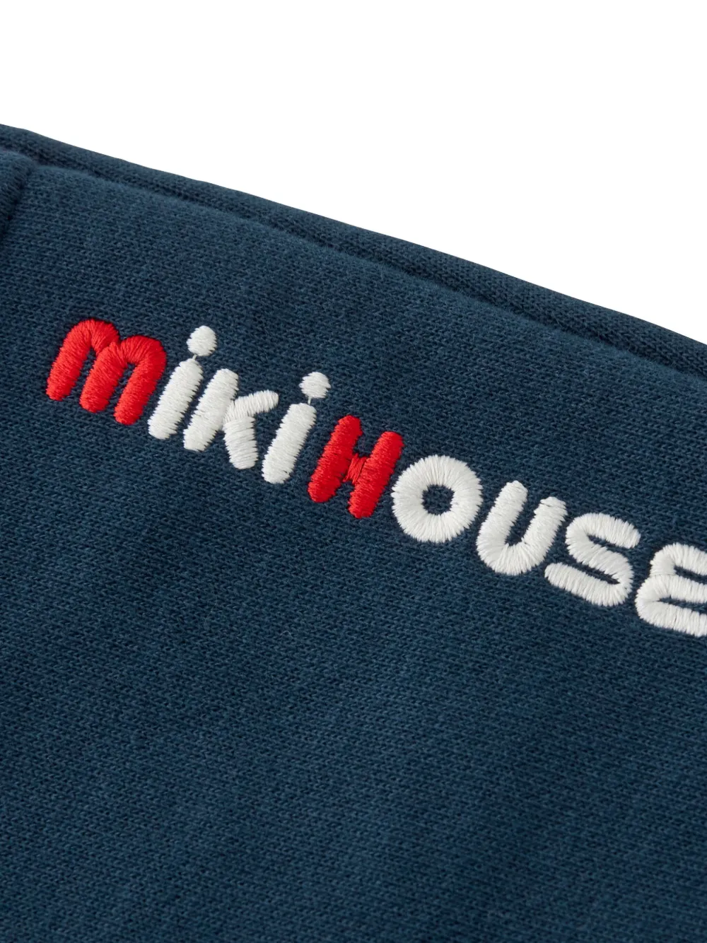 Miki House Embroidered Logo Track Pants In Blue