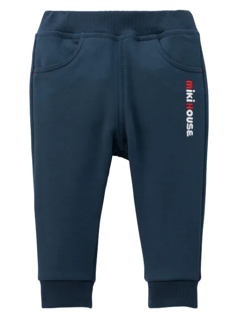 Miki House pants con logo bordado