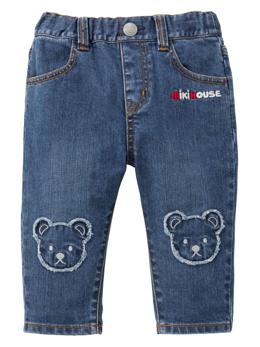 Miki House stretch denim jeans - Blue