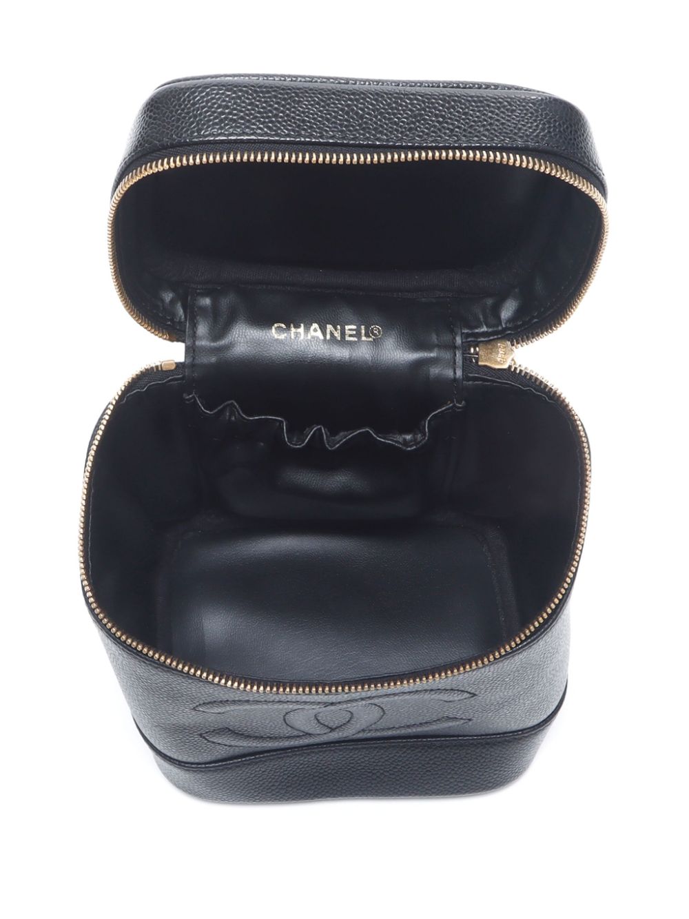 CHANEL 2001-2002 CC stitch Vanity handbag Women