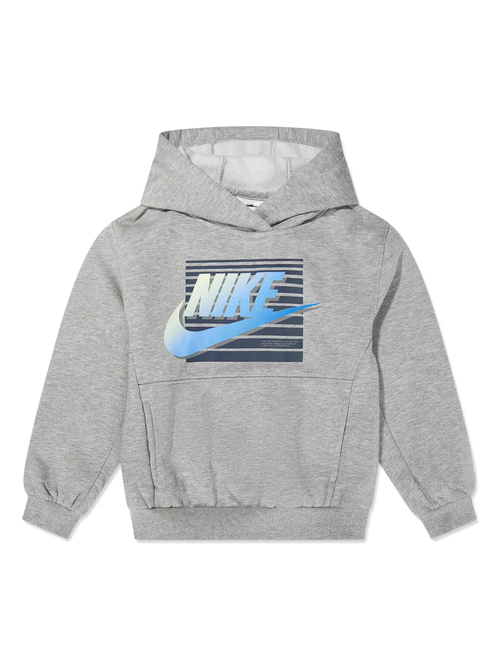 Nike Kids logo print Tracksuit Grey FARFETCH