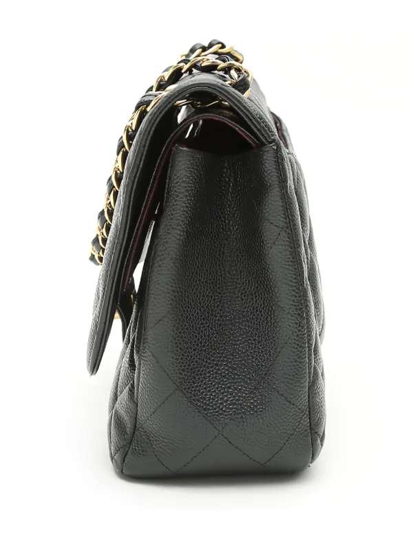 CHANEL Pre-Owned 2012 Double Flap Shoulder Bag | Black | FARFETCH