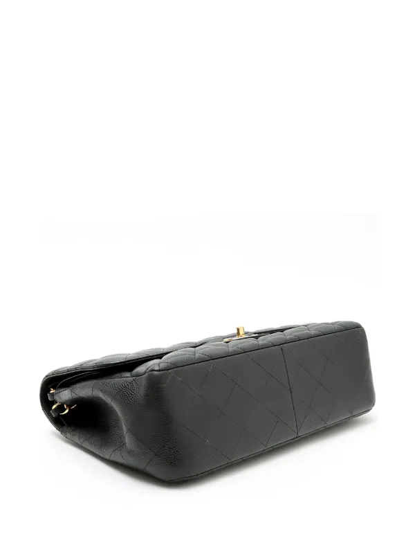 CHANEL Pre-Owned 2012 Double Flap Shoulder Bag | Black | FARFETCH