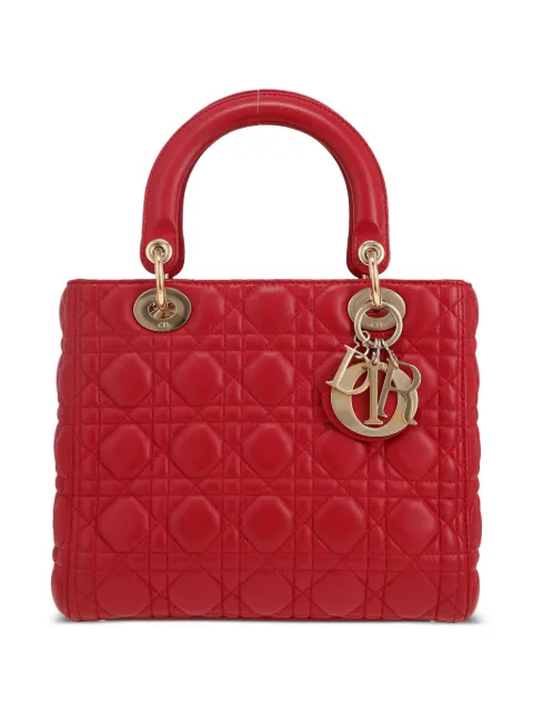 Christian Dior Pre-Owned 2010 medium Cannage Lady Dior two-way handbag
