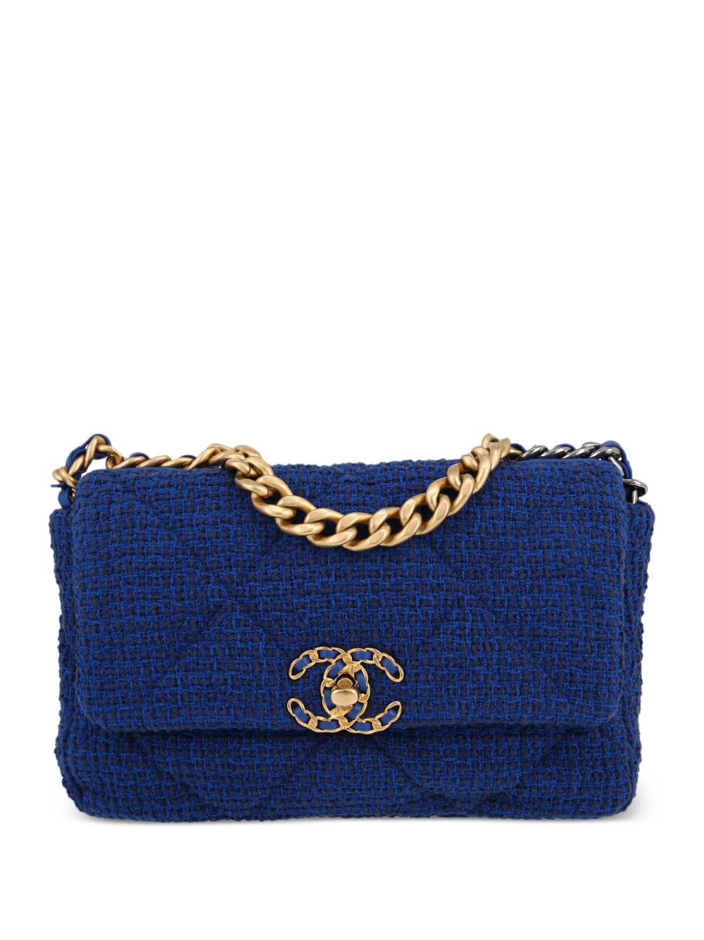 CHANEL Pre-Owned 2021 19 shoulder bag | Blue | Image 1
