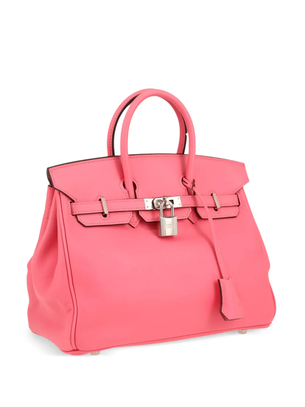 Pre-owned Hermes 2017 Birkin 25 Handbag In Pink