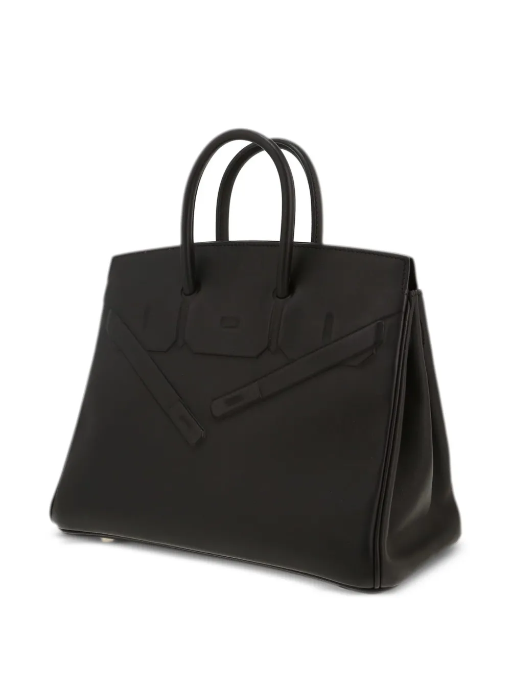 Hermès Pre-Owned 2021 Birkin Shadow Handbag | Black | FARFETCH