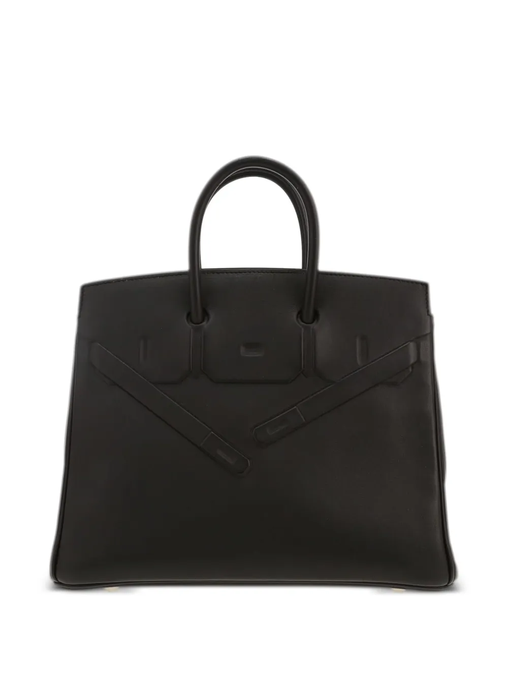 Hermès Pre-Owned 2021 バーキン シャドウ ハンドバッグ - ブラック Hermès Pre-Owned 2021 バーキン シャドウ ハンドバッグ - ブラック