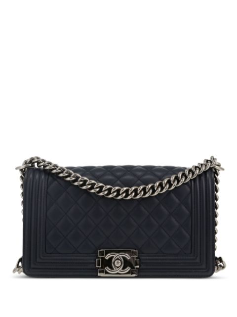 HOT SALE CHANEL 2015 medium Boy Chanel shoulder bag Women