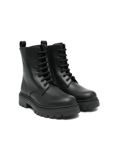 Emporio Armani Kids leather ankle boots 