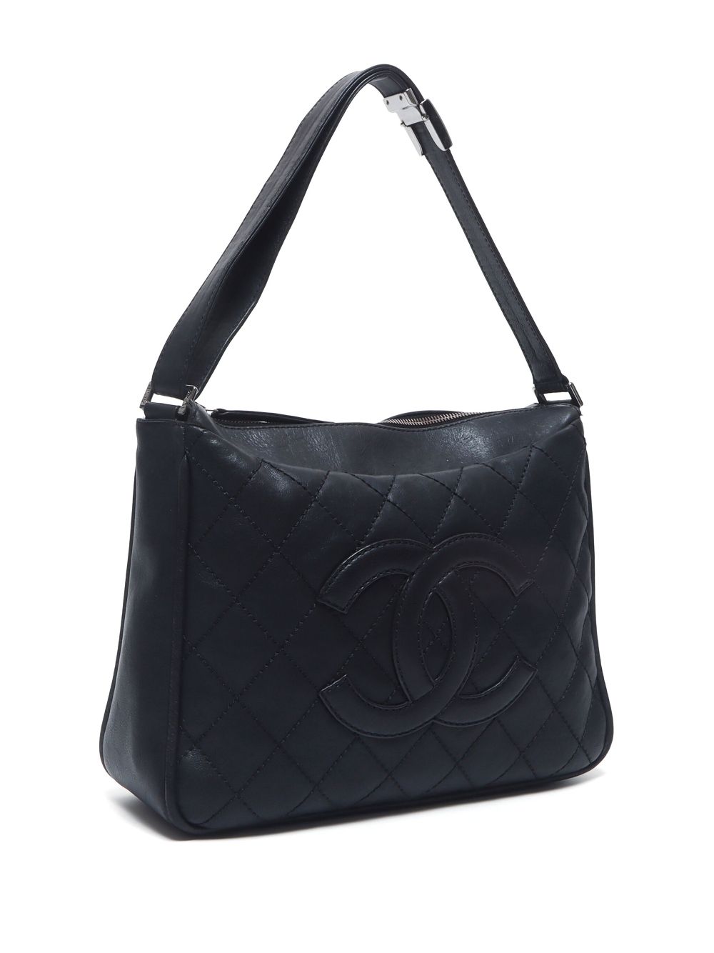 CHANEL 2005-2006 CC diamond-quilted shoulder bag Women