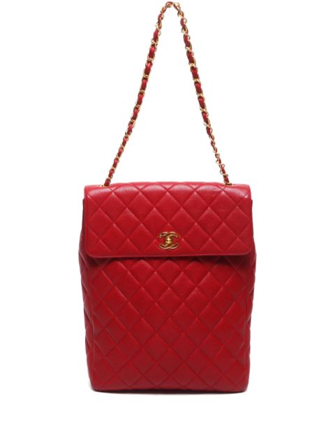 HOT SALE CHANEL 1994-1999 CC turn-lock shoulder bag Women