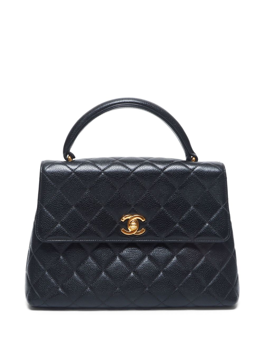 CHANEL 1994-1999 CC diamond-quilted handbag Women