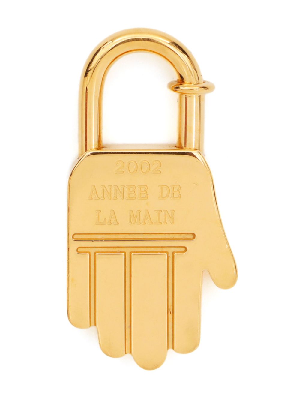 Hermès Pre-Owned 2002 Anne de la Main padlock - Goud