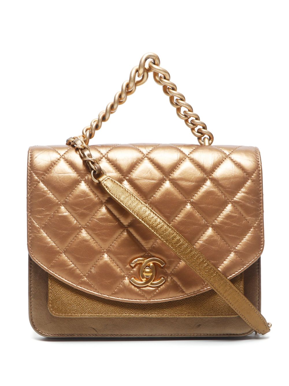 CHANEL 2019 CC diamond-quilted shoulder bag Women