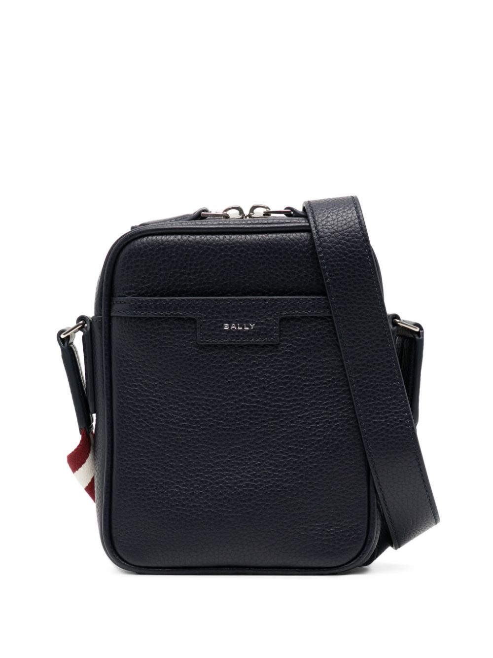 Bally Leren schoudertas Blauw