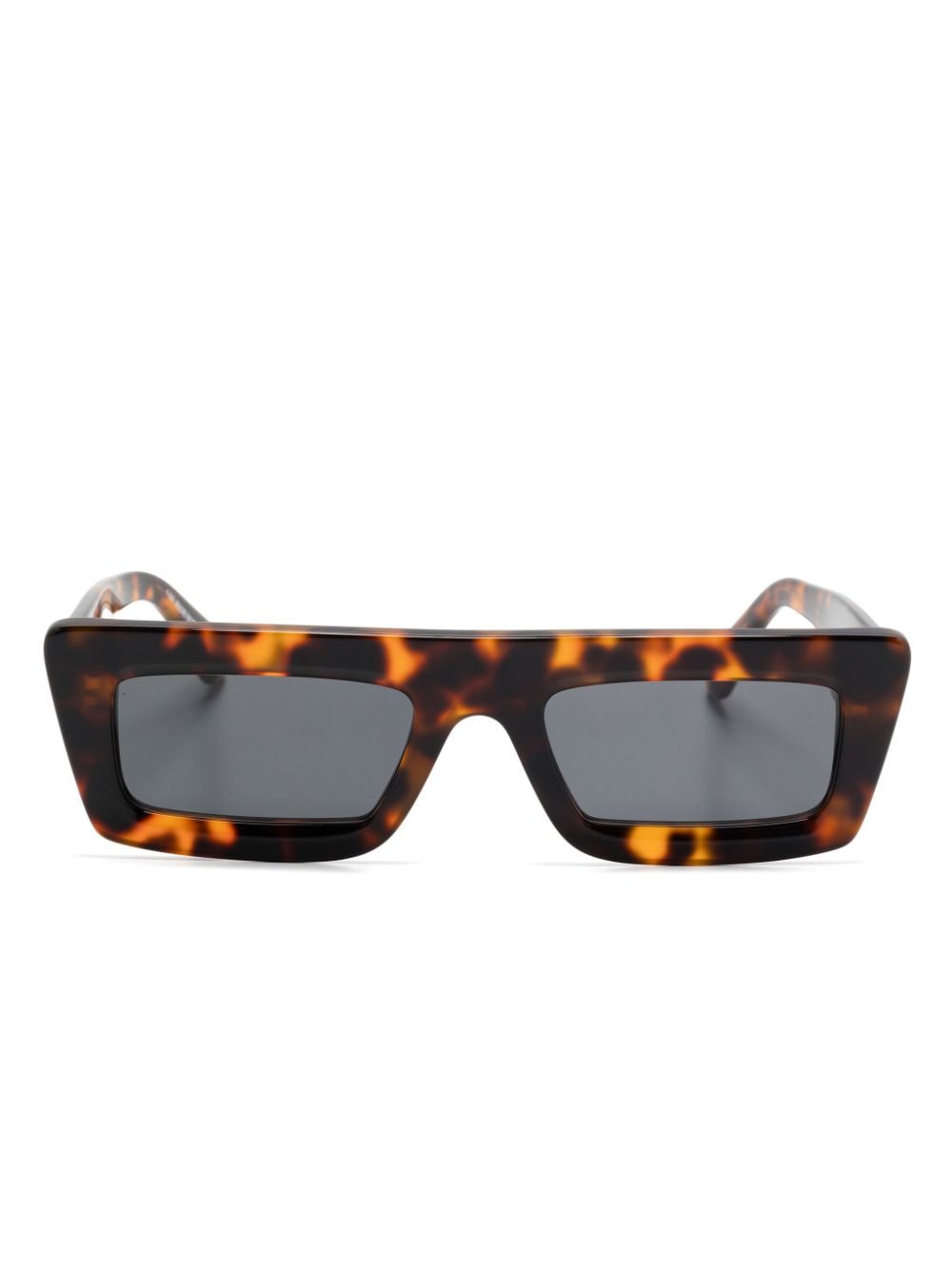 Shop Off-white Ontario Sunglasses In Brown