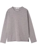 Sunnei striped T-shirt - Brown