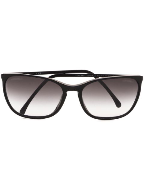 CHANEL 2000s rectangle-frame sunglasses Women