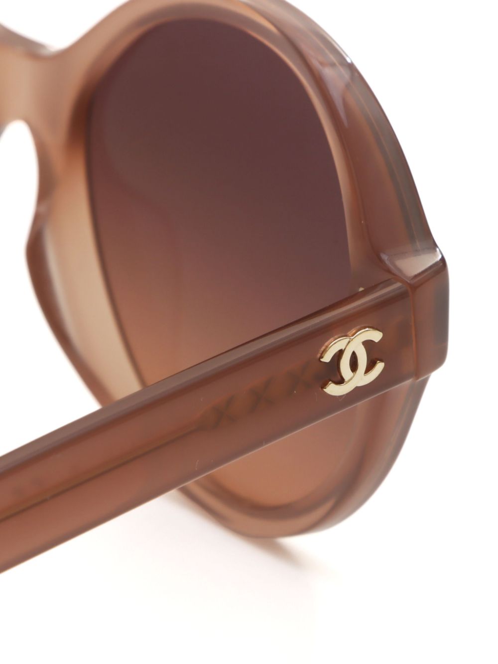 CHANEL 2000s round-frame sunglasses Women