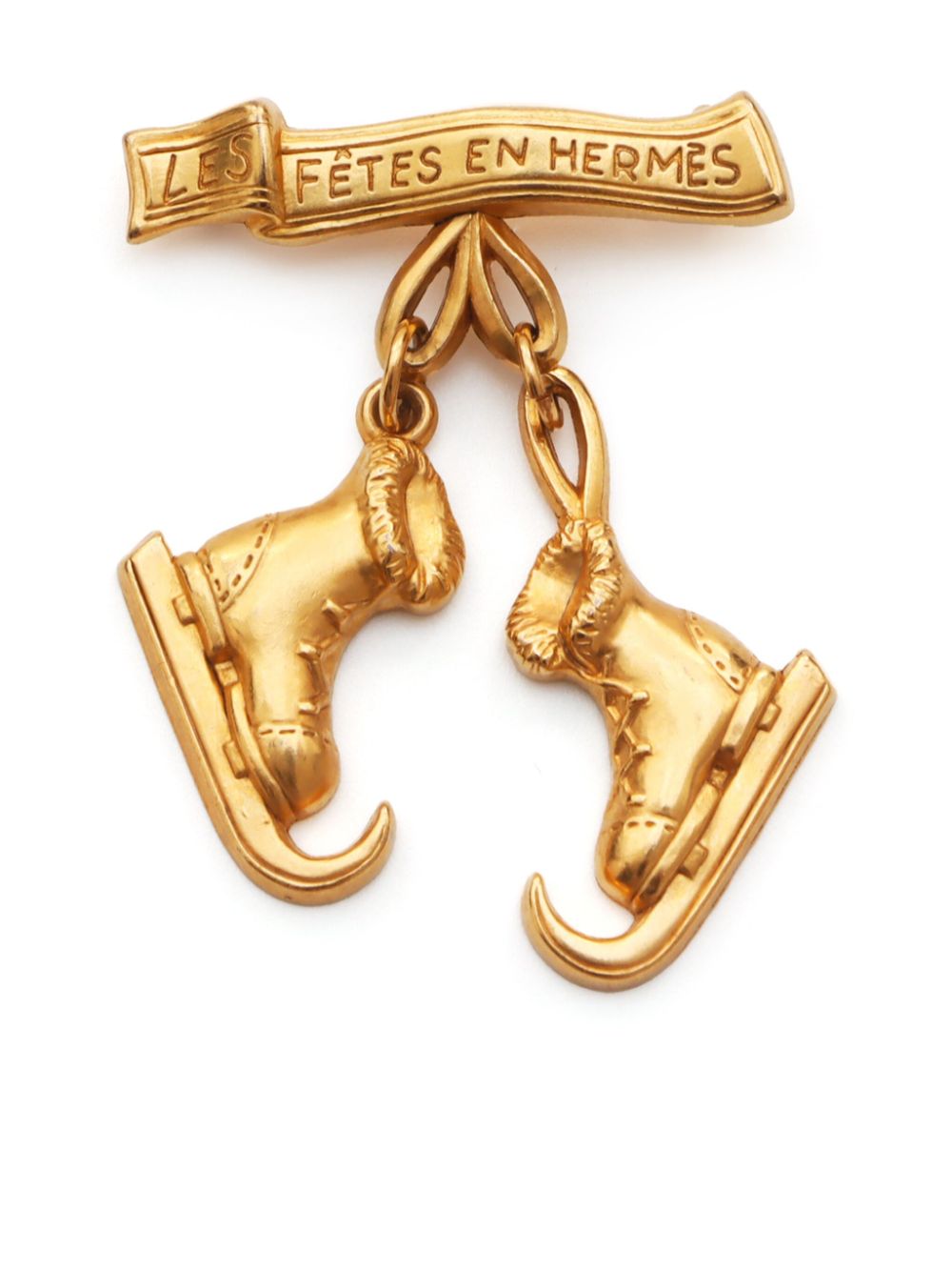 Hermès Pre-Owned Skate Shoe brooch - Oro