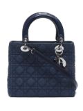 Christian Dior Pre-Owned 2000s Lady Dior two-way bag - Blue